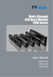 Multi-Channel LCD Rack Monitor PRM Series