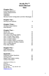 Acuity Pro™ Users Manual V9.0