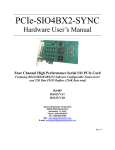 the user manual for the SIO4BX2-SYNC