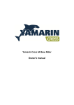 Yamarin Cross 64 Bow Rider Owner`s manual