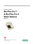 Bio-Plex Pro™ & Bio-Plex Pro II Wash Stations