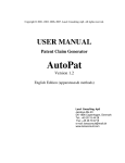 AutoPat manual