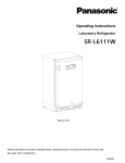 User Manual for Model SR-L6111W-PA Under-Counter