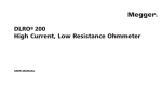 Megger DLRO200-115 Digital Low Resistance
