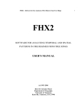 User`s Manual for FHX2