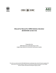Manual for Manual for CBMS Statistics Simulator (StatSimSGE