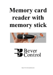 Memory stick, User Manual