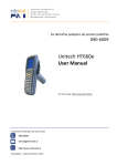 Unitech!HT660e! User%Manual%