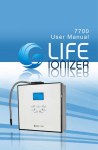 User Manual - Alkaline Water | Ionized Water