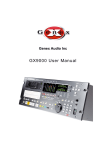 GX9000 User Manual