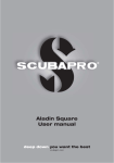 Aladin Square User manual - Scubapro