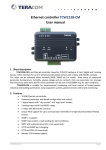 Ethernet controller TCW122B-CM User manual