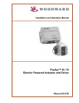 ProAct™ III / IV Electric Powered Actuator and Driver