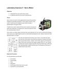 Laboratory Exercise 4 - Servo Motor