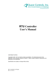 RTU Controller User Manual
