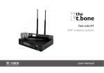 free solo HT UHF wireless system user manual