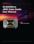 SCADAWave JR5O Data Radio User Manual