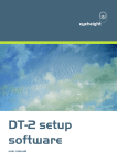 DT-2 setup software user manual