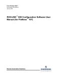 ROCLINK 800 Configuration Software User Manual (for FloBoss 107)