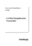 User and Installation Guide 2.4 GHz RangeBooster