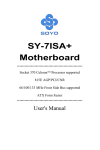 SY-7ISA+ Motherboard