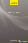 Jabra 6470 user manual