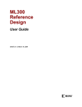 Xilinx UG057 ML300 Reference Design User Guide