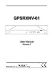 GPSRXNV-01 - RVR Elettronica SpA Documentation Server