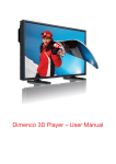 Dimenco 3D Player – User Manual