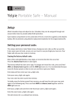 Yelpie Portable Safe