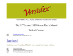 The 31” Versidex ® MEGA