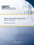 Wind Generation Data Entry