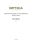 Optica P218Z - OPTICA Network Cameras