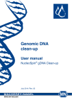 NucleoSpin® gDNA Clean-up - MACHEREY