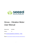 Grove - Vibration Motor User Manual