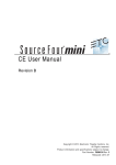 Source Four CE Mini User Manual