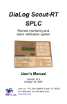 Scout SPLC RT Manual