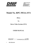 Model No. RPC-PESA-SVS