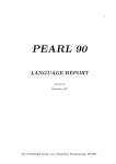 PEARL 90 - Language Report