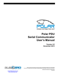 Polar PDU Serial Communicator User`s Manual