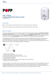 POP_123610 Z-Wave Wall Plug Switch Schuko - smart