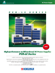 PCR-LE Series - Kikusui Electronics Corp.