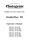 StudioMaxIII Manual rev 5