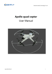Apollo quad copter User Manual