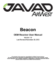 ArWest Communications Beacon OEM receiver User Manual