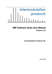 IMP Software Suite User Manual