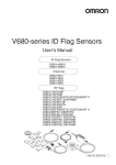 V680 Series ID Flag Sensors User`s Manual