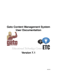 Gato User Documentation-7.1-pdf