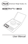 Gemini-20 (20x0.001g) - User Manual