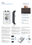 Bellman & Symfon Mino Digital Personal Amplifier Data Sheet